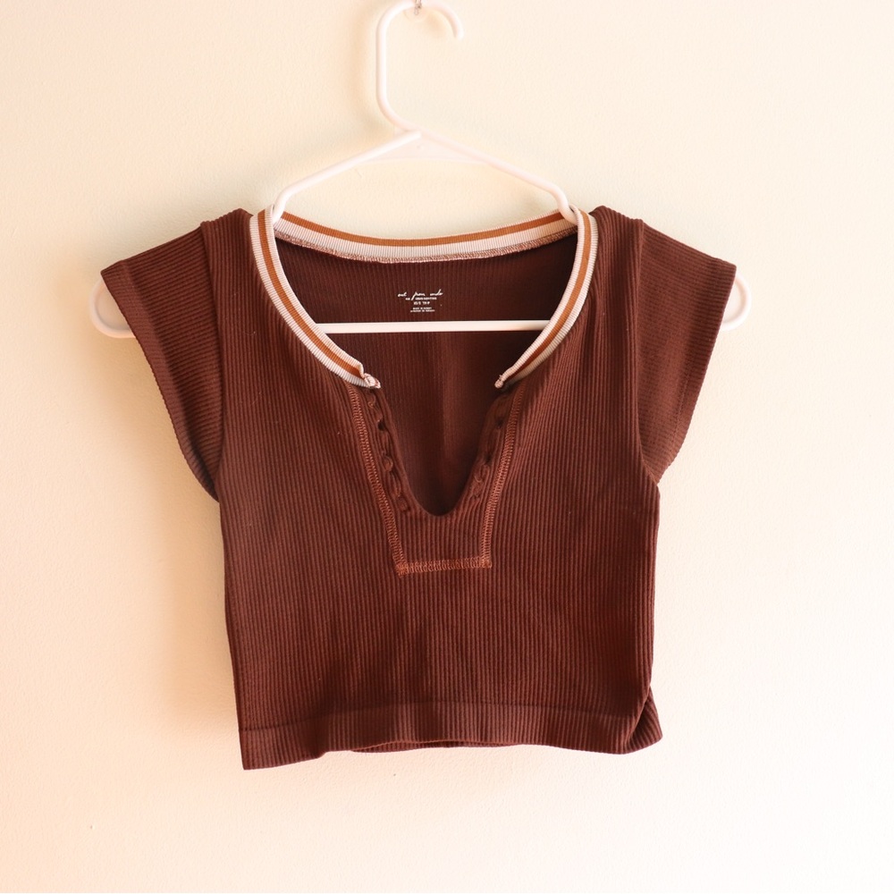 Urban outfitters out from under brown top